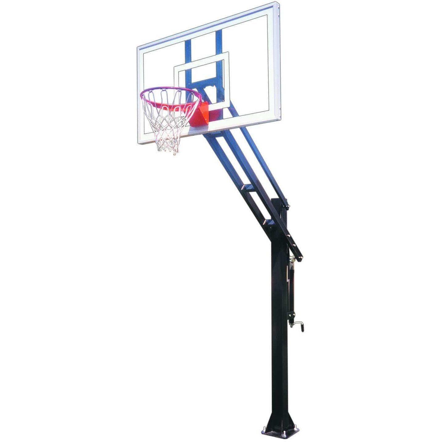 First Team Force In-Ground Adjustable Basketball Goal - Force III