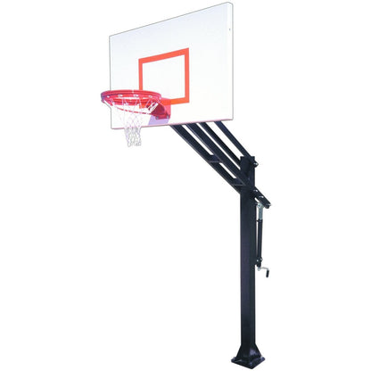 First Team Force In-Ground Adjustable Basketball Goal - Force III