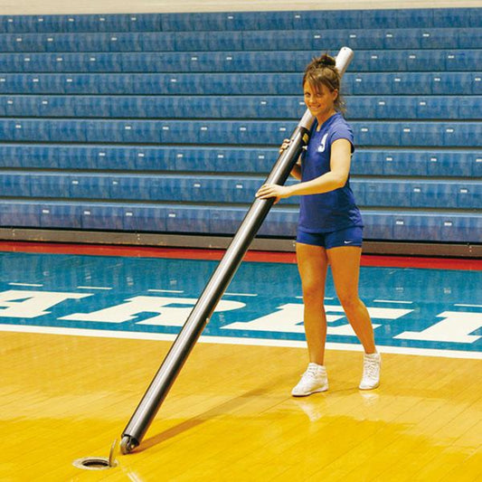 First Team Frontier 3 1/2" OD Steel Competition Volleyball Net System - Frontier Complete