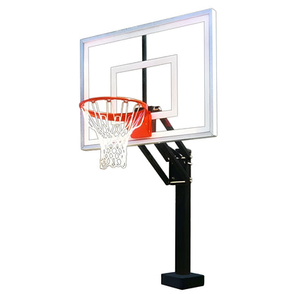 First Team HydroChamp In-Ground Adjustable Poolside Basketball Hoop - HydroChamp II