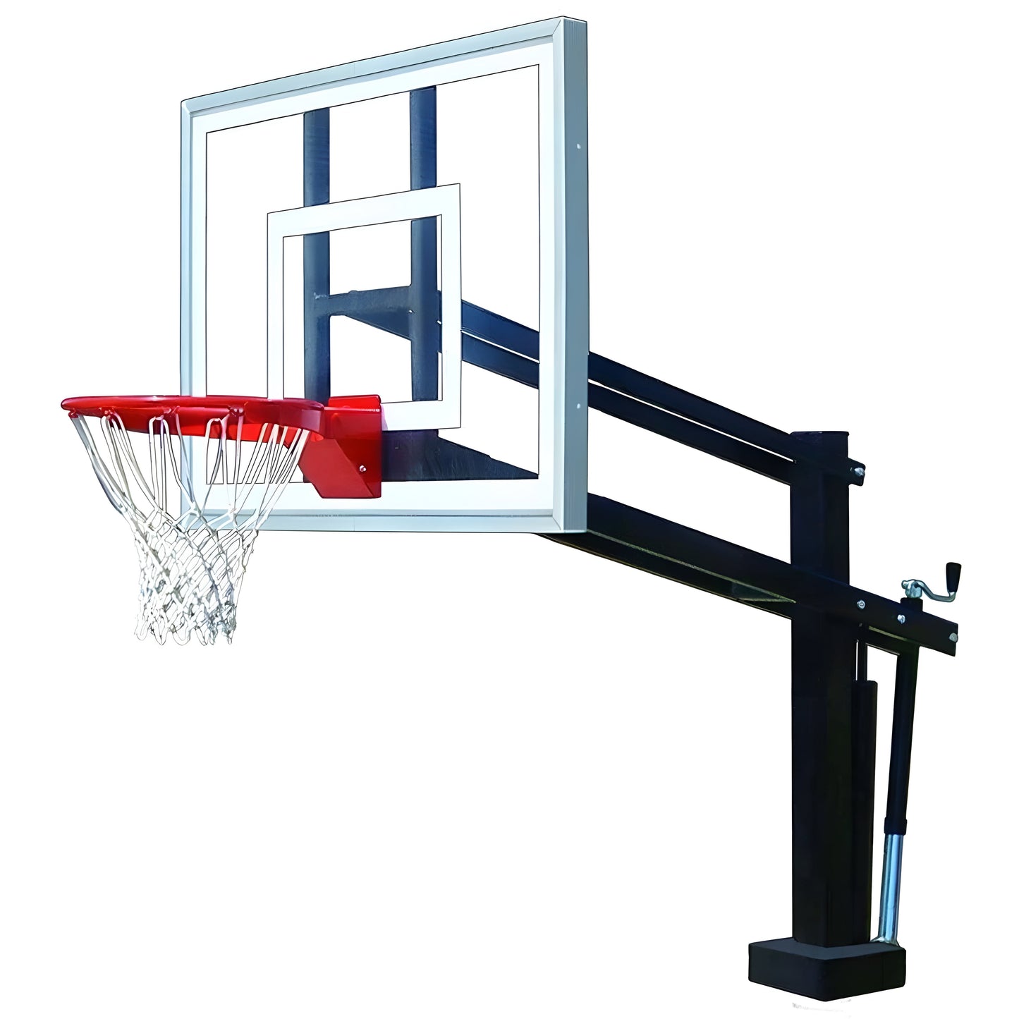 First Team HydroShot Stainless Steel In-Ground Poolside Basketball Hoop - HydroShot II