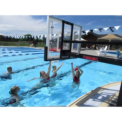 First Team HydroShot Stainless Steel In-Ground Poolside Basketball Hoop - HydroShot II