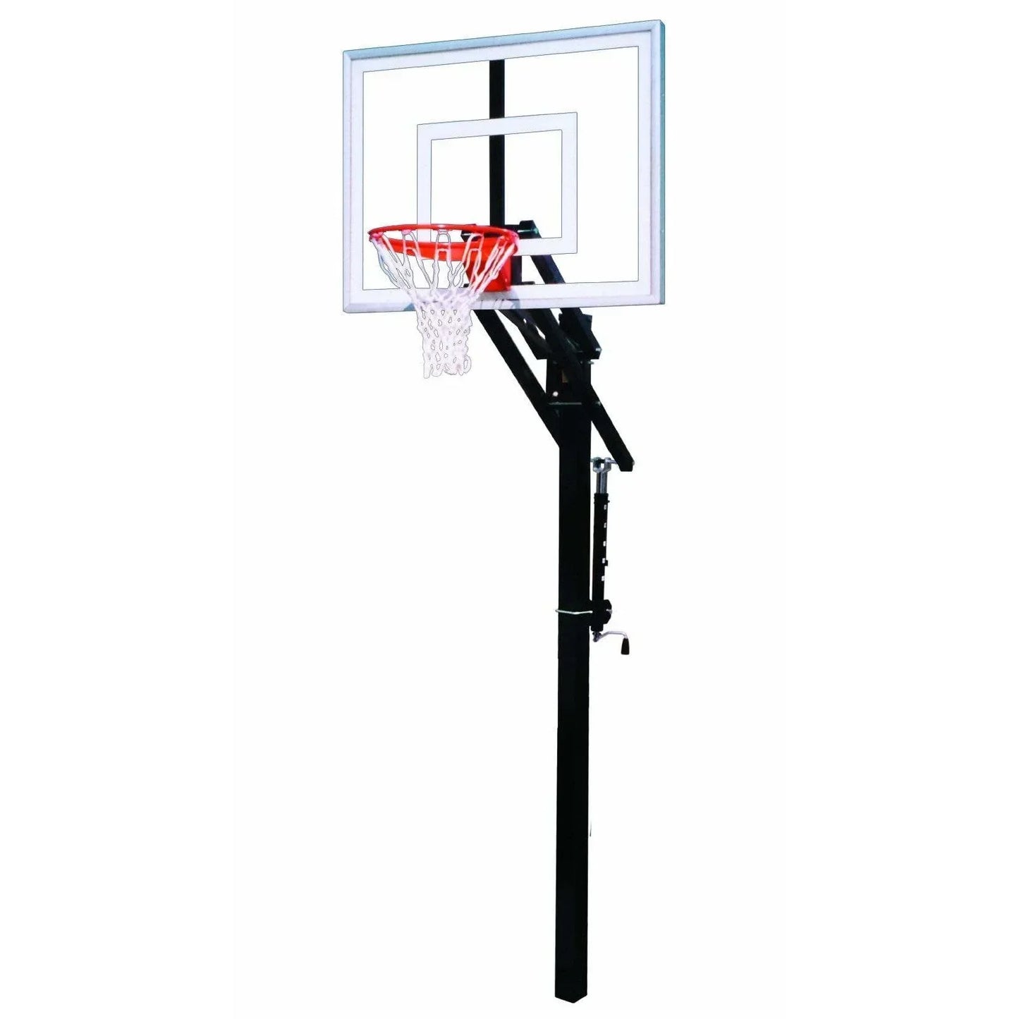 First Team Jam Adjustable In-Ground Basketball Goal - Jam II