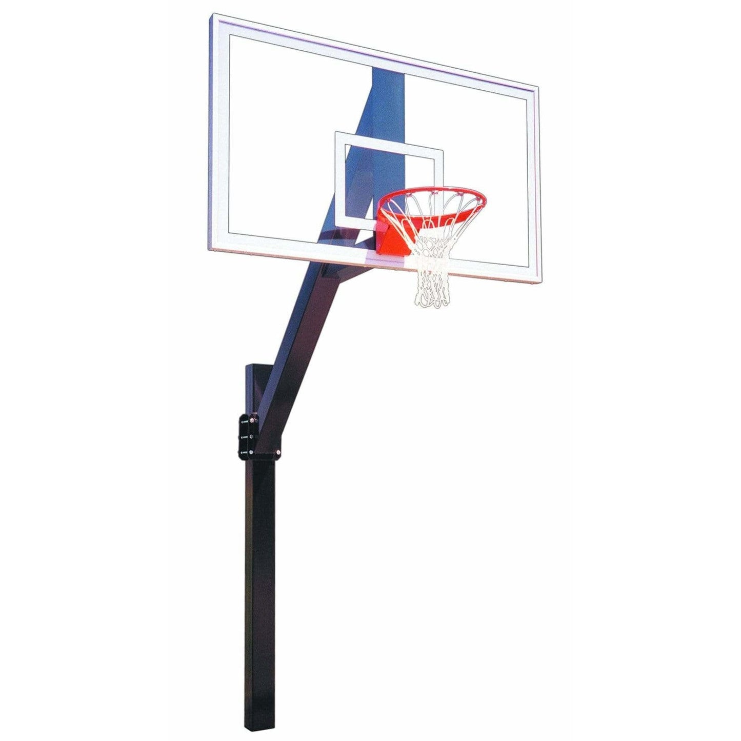 First Team Legend Fixed Height In-Ground Basketball Goal - Legend Supreme
