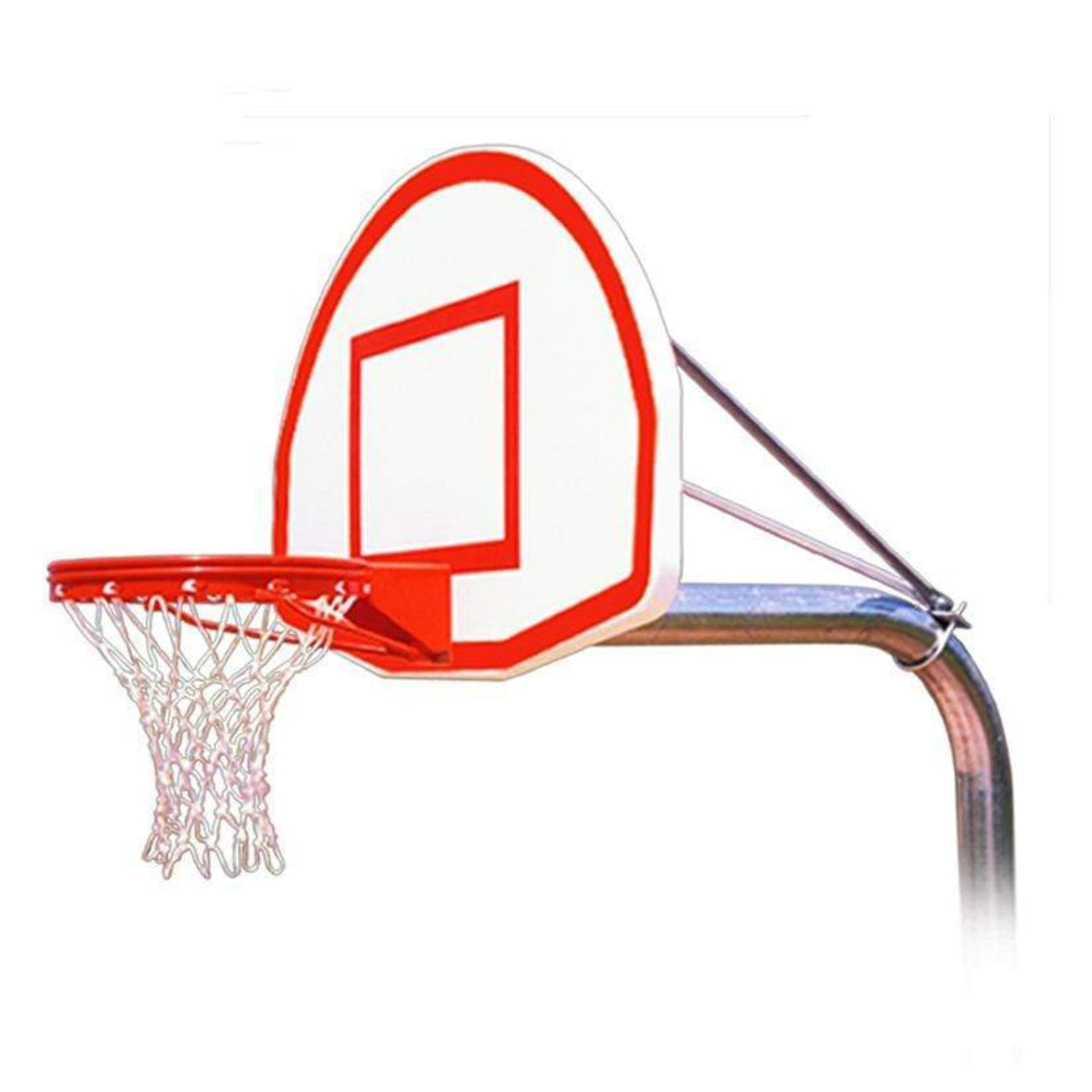 First Team RuffNeck Fixed Height In-Ground Basketball Goal - RuffNeck Extreme