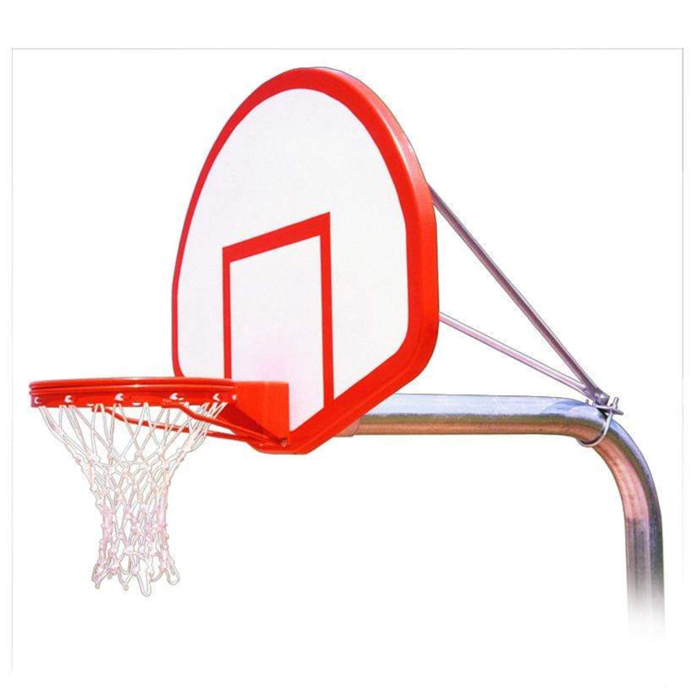 First Team RuffNeck Fixed Height In-Ground Basketball Goal - RuffNeck Extreme