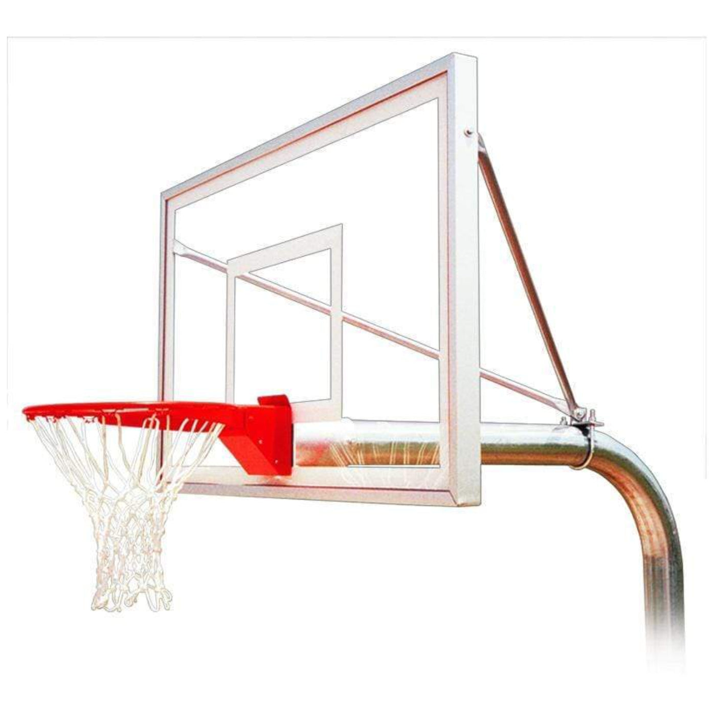 First Team RuffNeck Fixed Height In-Ground Basketball Goal - RuffNeck Extreme