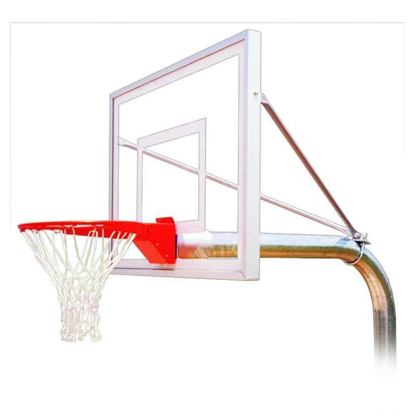 First Team RuffNeck Fixed Height In-Ground Basketball Goal - RuffNeck Extreme