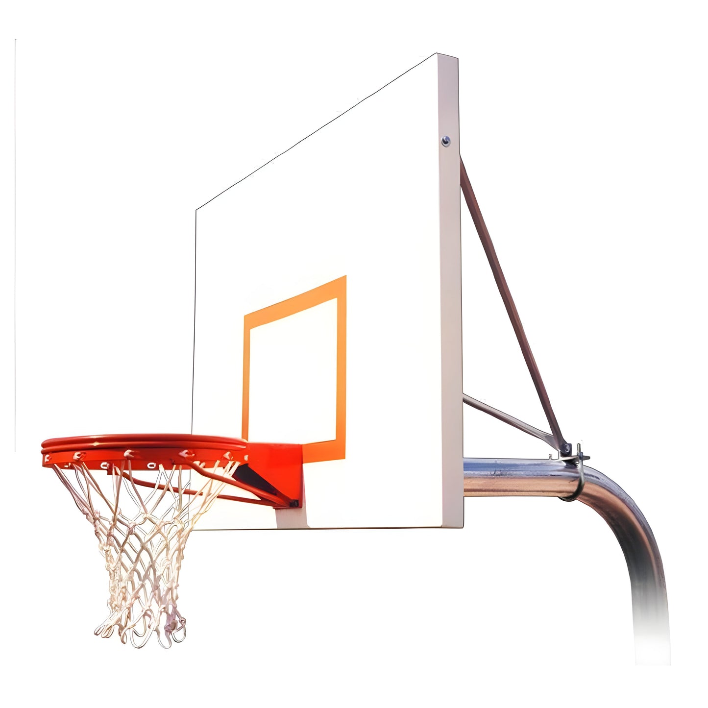 First Team RuffNeck Fixed Height In-Ground Basketball Goal - RuffNeck Extreme