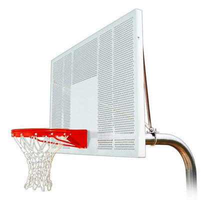 First Team RuffNeck Fixed Height In-Ground Basketball Goal - RuffNeck Extreme