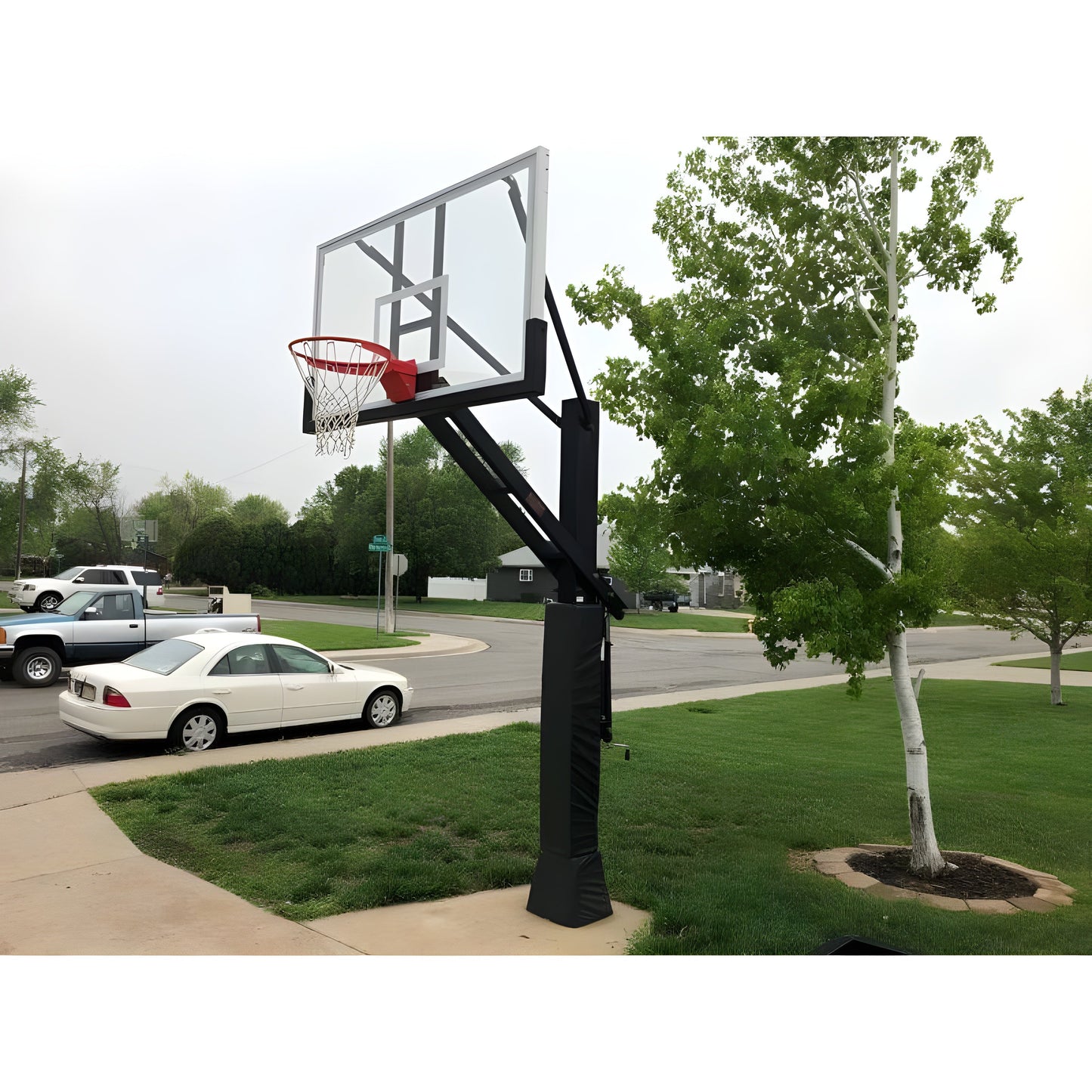 First Team Stainless Olympian In Ground Adjustable Basketball Goal - Stainless Olympian Supreme