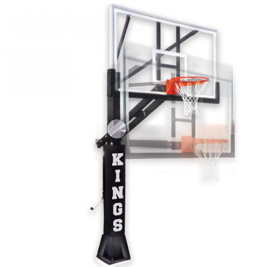 First Team Stainless Olympian Adjustable Basketball Goal