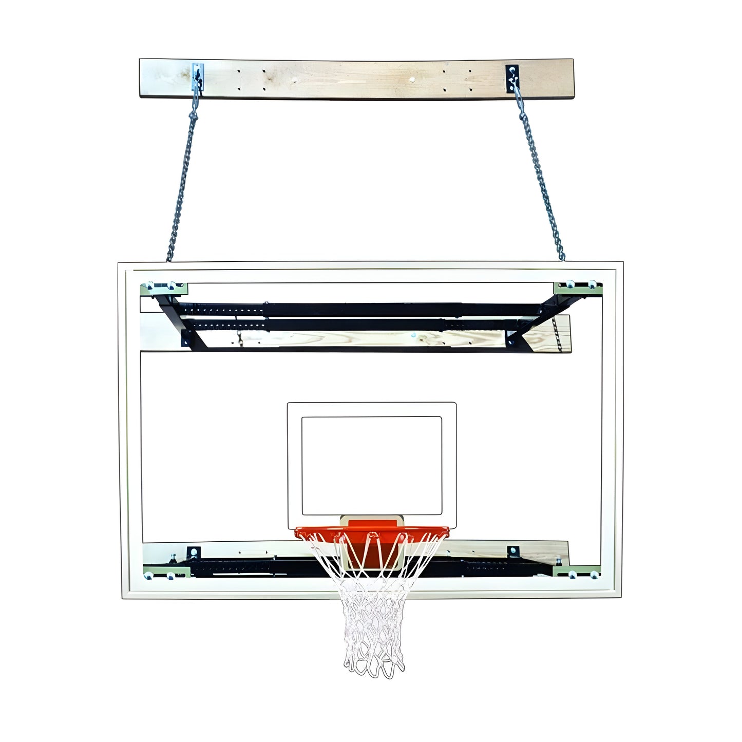 First Team Wall Mount Basketball Goal - SuperMount23 Victory