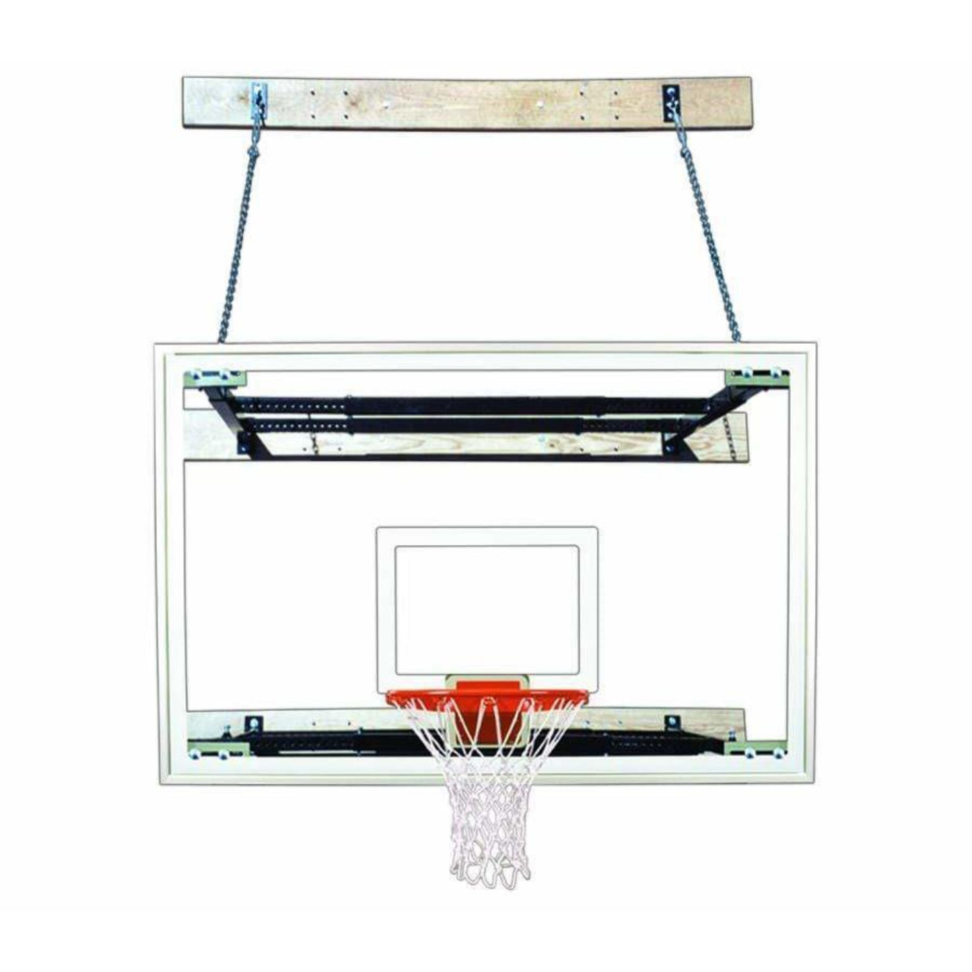 First Team SuperMount46 Wall Mount Basketball Goal - SuperMount46 Victory