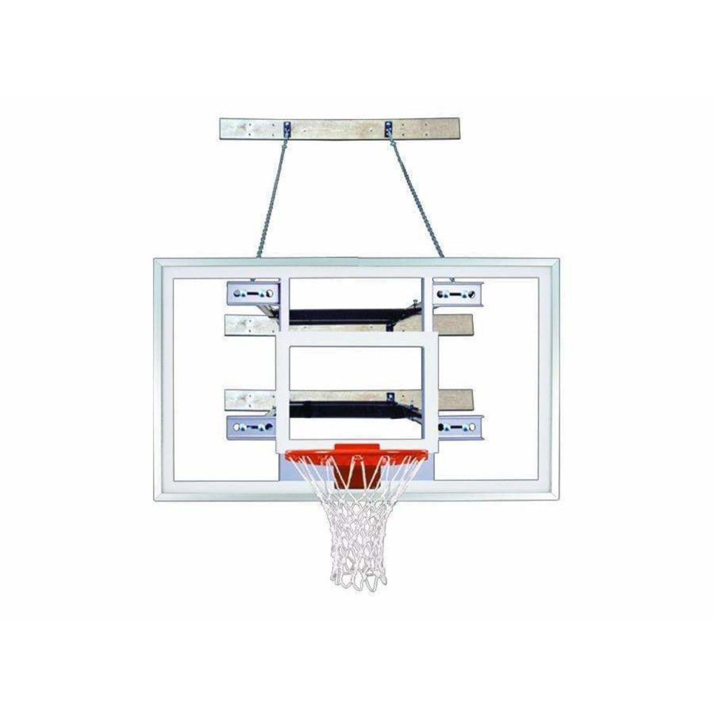 First Team SuperMount82 Wall Mount Basketball Goal - SuperMount82 Victory