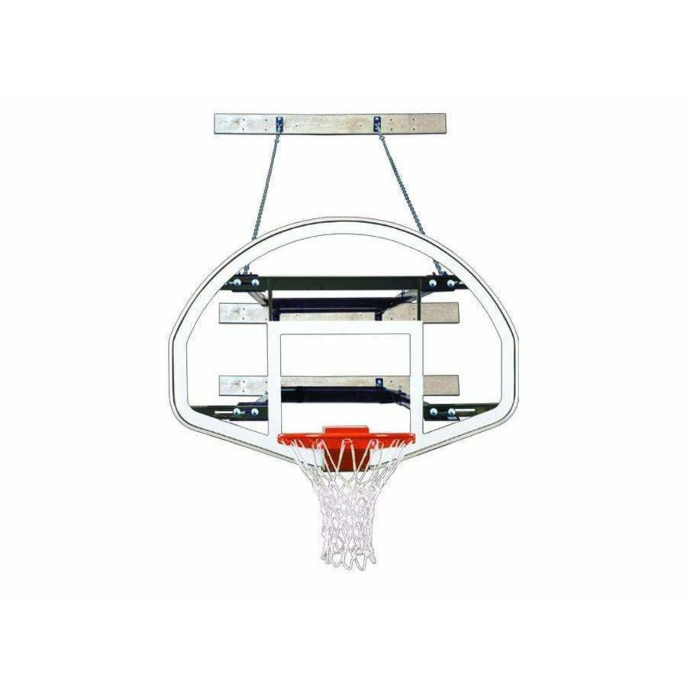 First Team SuperMount82 Wall Mount Basketball Goal - SuperMount82 Victory