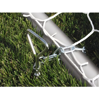 First Team World Class 40 Round Aluminum Portable Soccer Goals (Pair) - World Class 40 Element-PB