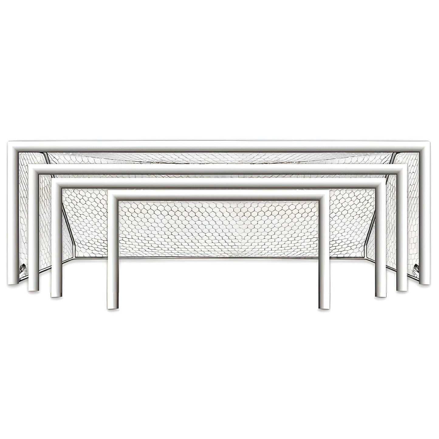 First Team World Class 40 Round Aluminum Portable Soccer Goals (Pair) - World Class 40 Element-PB