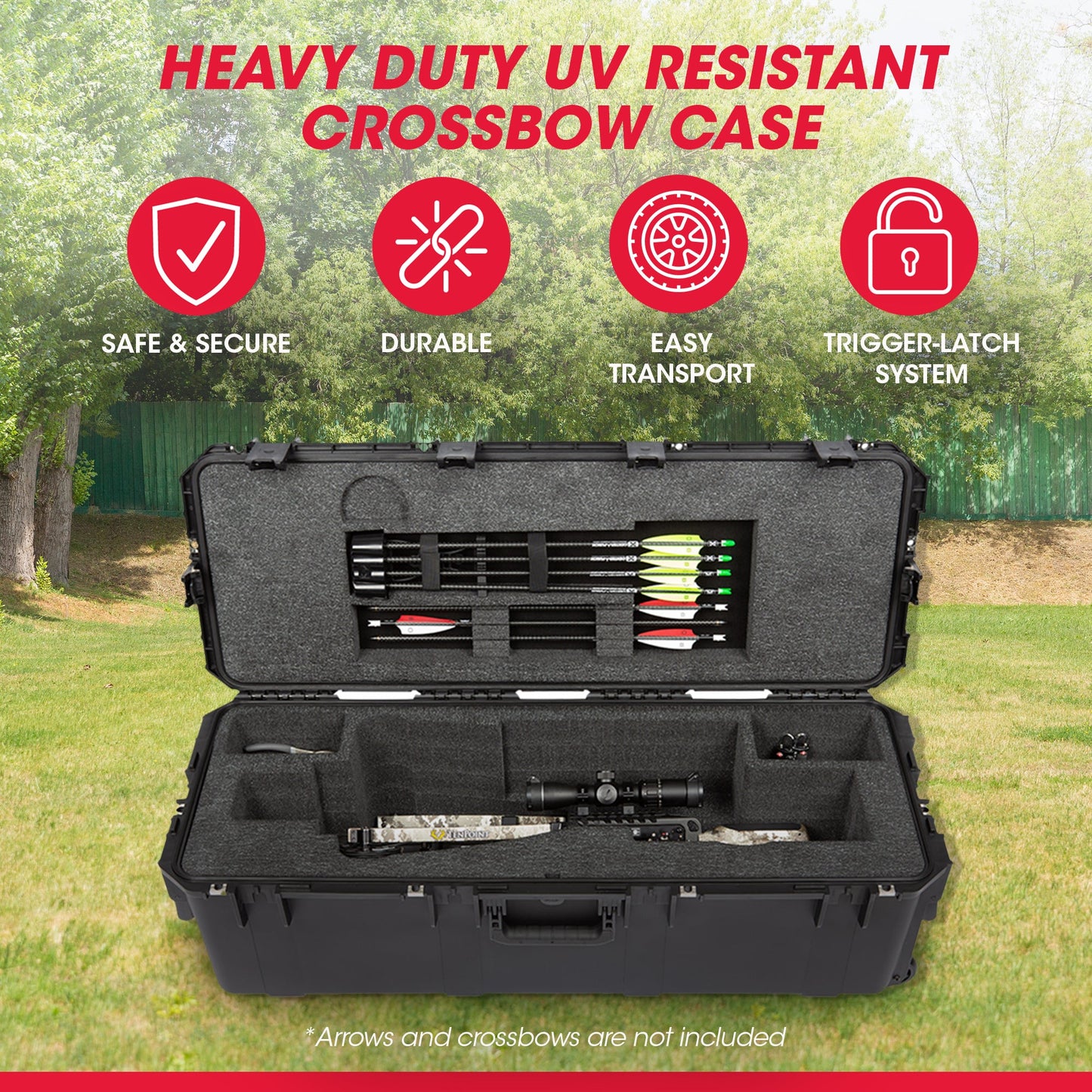 SKB  iSeries 10 Point Vapor RS470 Heavy Duty UV Resistant Crossbow Case - 316172