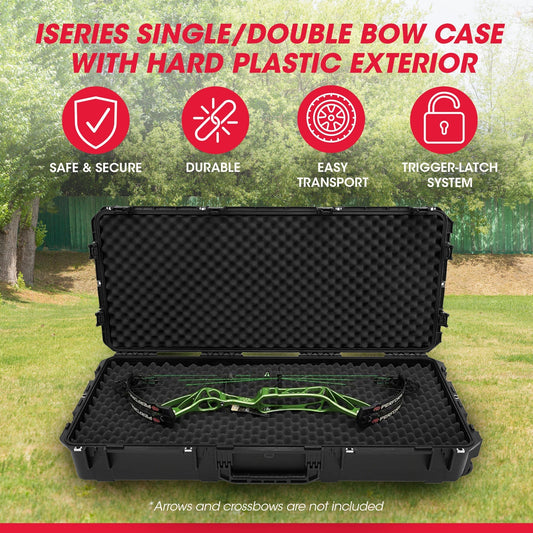 SKB Cases 3I-4719-PL iSeries Single/Double Bow Case with Hard Plastic Exterior - 127727