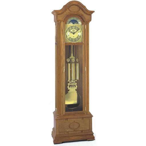 Kieninger Grandfather Clock, Triple Chimes, 12-Rod Gong, Oak - FL 0107-11-01