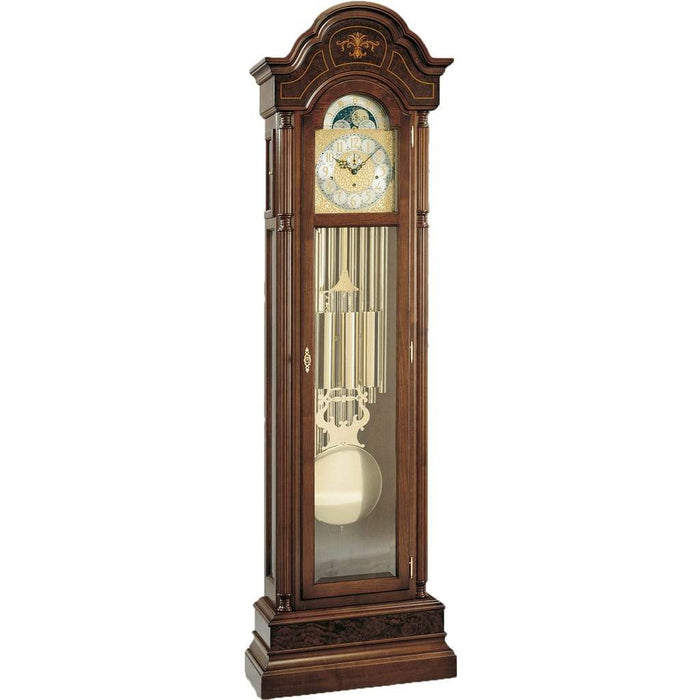 Kieninger Grandfather Clock, Tubular Triple Chimes, 8-Day, Walnut - FL 0117-82-02