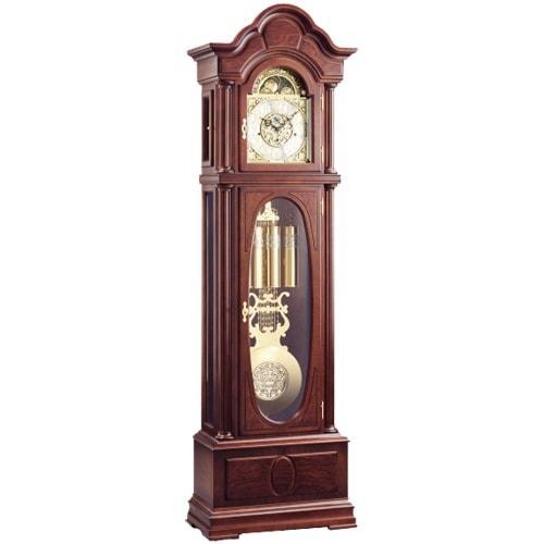 Kieninger Tubular Bells Grandfather Clock, Triple Chimes, Walnut - FL 0129-23-02