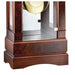 Kieninger Curved Glass Curio Floor Clock, Triple Chimes, 12-Rods, Walnut - FL 0135-23-01