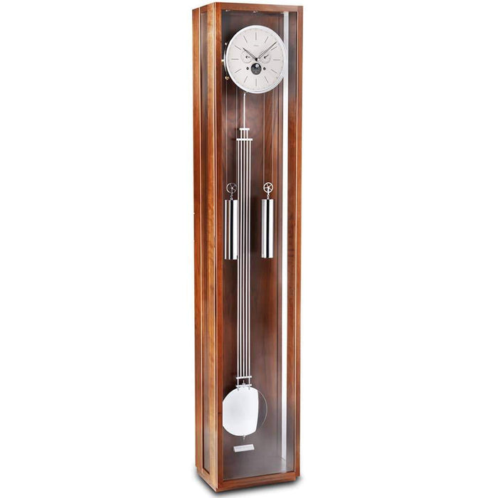 Kieninger Foor Clock, Minimalist, Calendar, Moonphase, Bim-Bam Strike - FL 0139-26-01