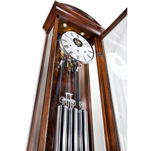 Kieninger Josephine Floor Regulator Clock, Westminster Chimes, Walnut & Mother of Pearl - FL 0142-22-02