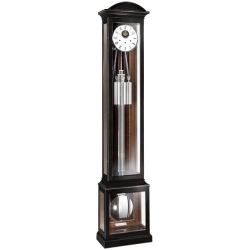 Kieninger - Josephine Floor Regulator Clock, Westminster Chimes, Black & Pearl - FL 0142-92-01