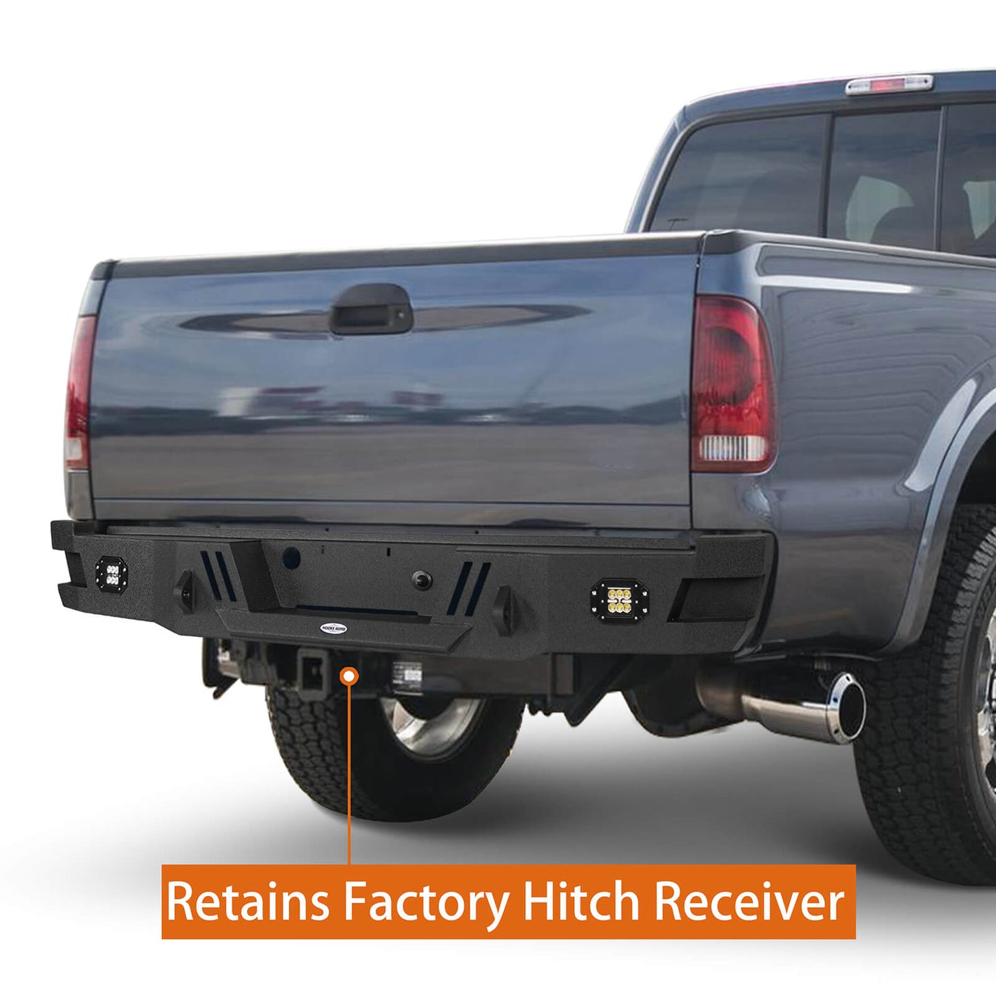 2005-2007 Ford F250 Front Bumper & Rear Bumper - Hooke Road - HE.8505+HE.8504