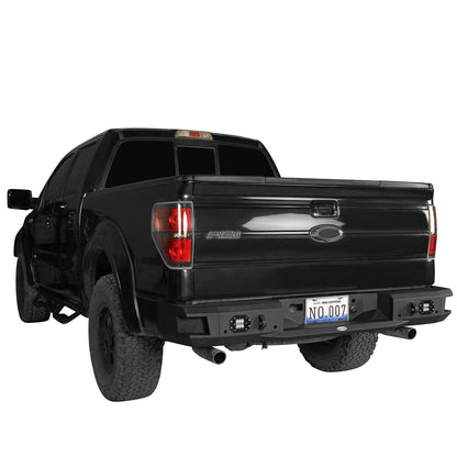 Ford Discovery Black Rear Bumper Replacement (06-14 F-150) -  Hooke Road - HE.8203-S