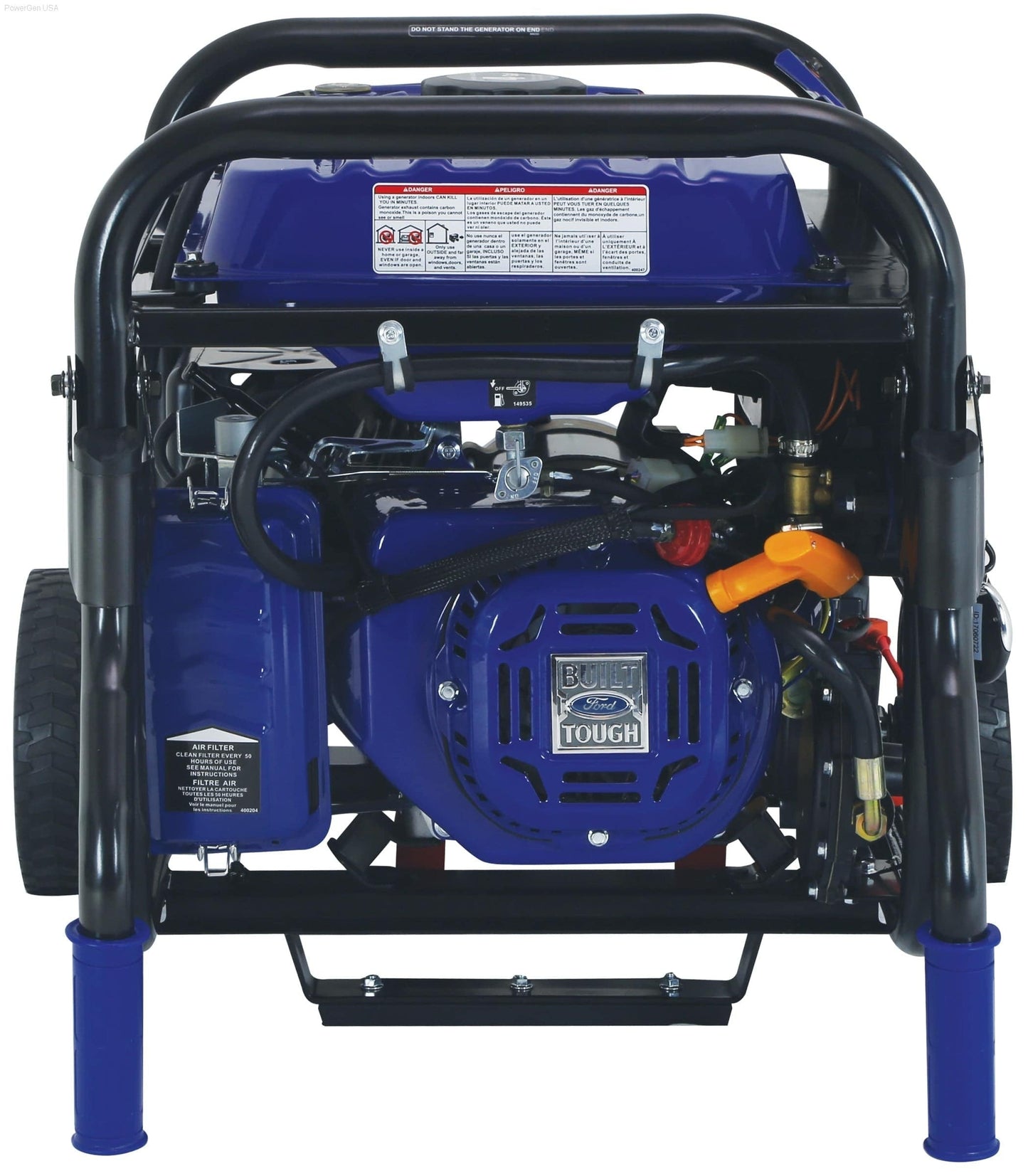 Ford-FG5250PBE  Dual Fuel Portable Generator with Switch & Go Technology - PowerGen USA - FG5250PBE
