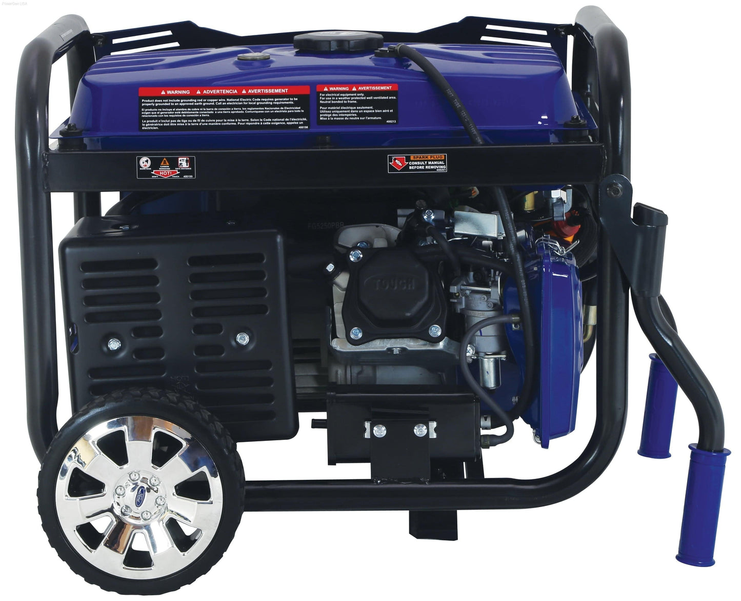 Ford-FG5250PBE  Dual Fuel Portable Generator with Switch & Go Technology - PowerGen USA - FG5250PBE