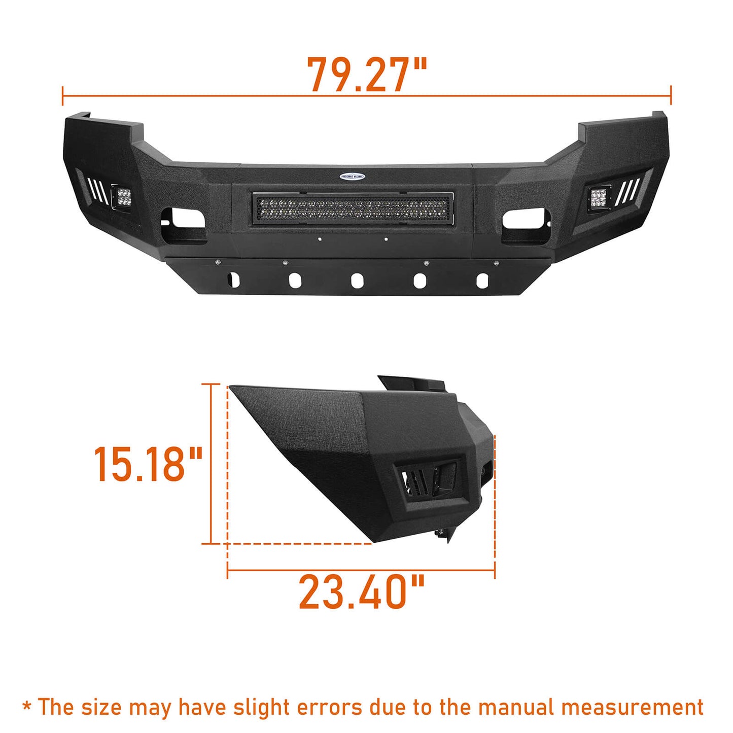 Ford F-250 F-350 Aftermarket Front Bumper w/ Skid Plate(05-07 Ford F-250 F-350 ) - Hooke Road