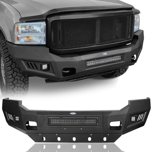 Ford F-250 F-350 Aftermarket Front Bumper w/ Skid Plate(05-07 Ford F-250 F-350 ) - Hooke Road