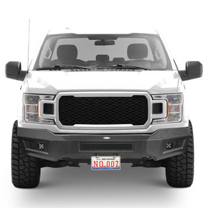 Aftermarket Full-Width Front Bumper For 2018-2020 Ford F-150 (Excluding Raptor) - Hooke Road - HE.8256