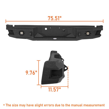 Ford Pickup Truck Rear Aftermarket Bumper (05-07 F-250 F-350) - Hooke Road - HE.8503