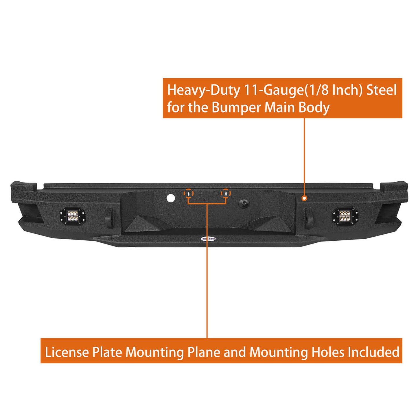 Ford Pickup Truck Rear Aftermarket Bumper (05-07 F-250 F-350) - Hooke Road - HE.8503