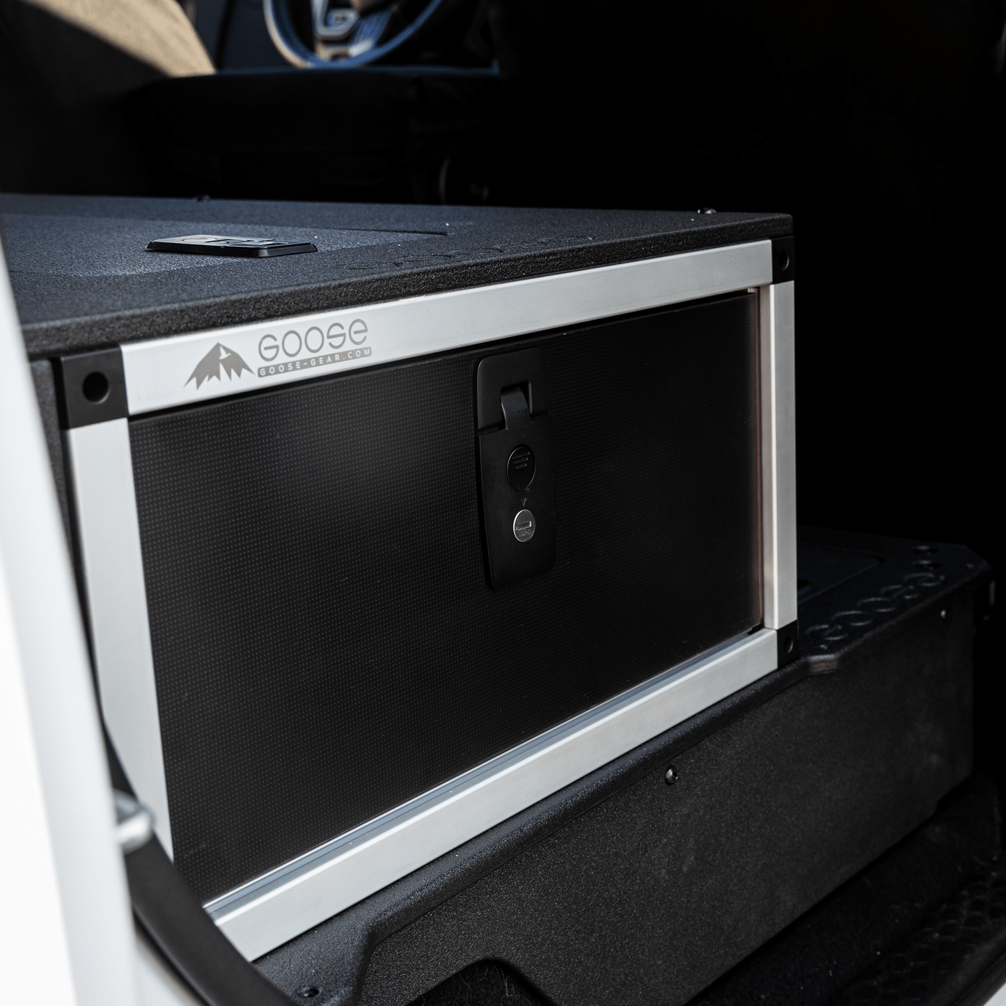 GOOSE GEAR Ford Ranger 2019-2023 4th Gen. Super Crew - Second Row Single Drawer Module - 4916-GGR-SH