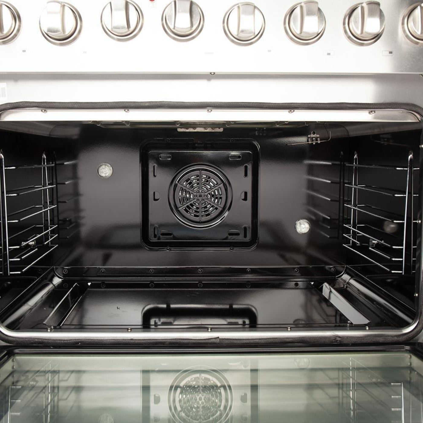 Forno 4-Piece Appliance Package - 36-Inch Dual Fuel Range, Refrigerator, 24-Inch Microwave Drawer, & 3-Rack Dishwasher in Stainless Steel - AP4-6156-36-MWD