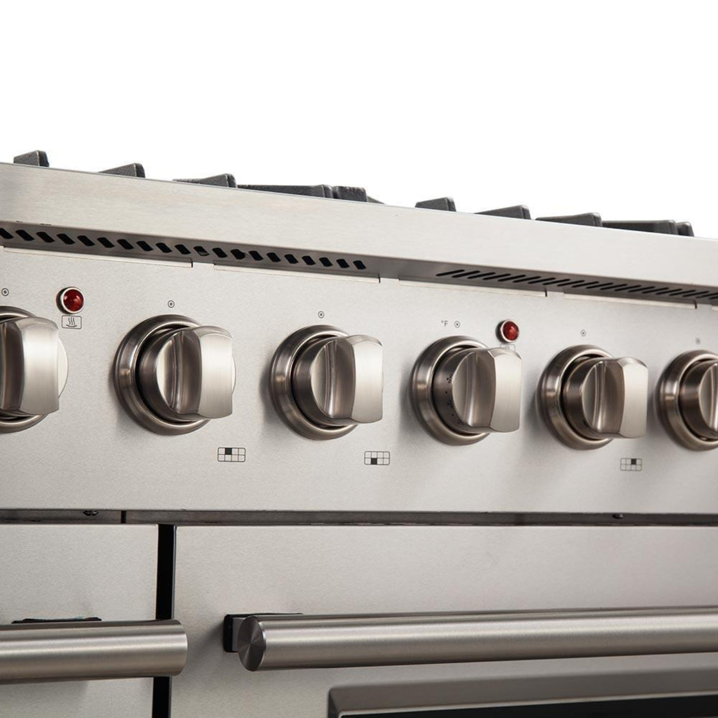 Forno 4-Piece Appliance Package - 48-Inch Gas Range, Refrigerator, 24-Inch Microwave Drawer, & 3-Rack Dishwasher in Stainless Steel
