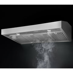 Forza 48 Inch Professional Wall Mounted Range Hood, 18 Inches Tall - FH4818