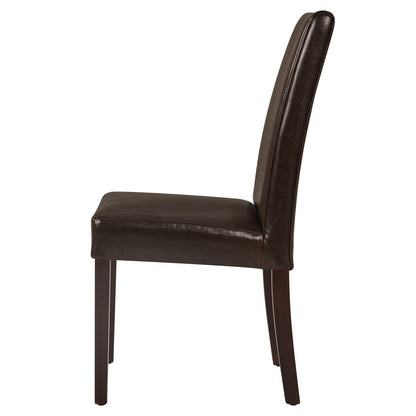 New Pacific Direct Hartford Bicast Leather Dining Chair, (Set of 2)  - 198140-01