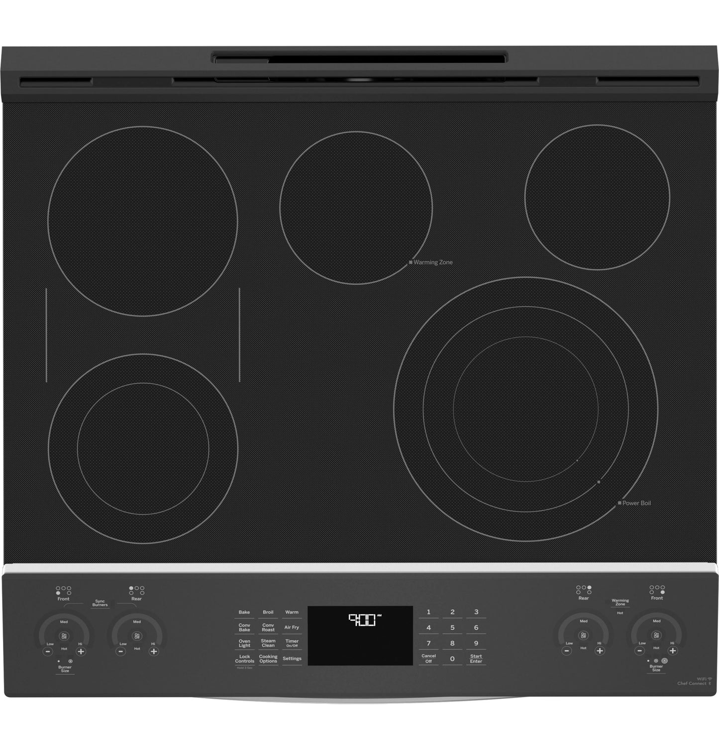 GE APPLIANCES PSS93YPFS GE Profile™ 30" Smart Slide-In Electric Convection Fingerprint Resistant Range with No Preheat Air Fry in Stainless Steel - PSS93YPFS