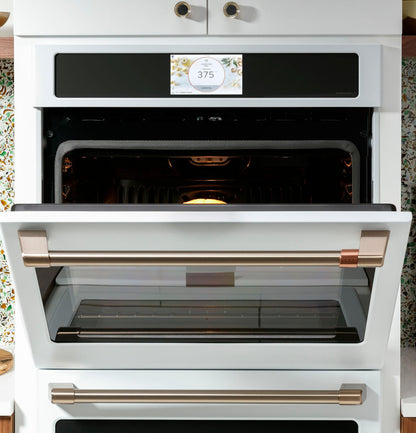 CAFE CTD90DP4NW2 CAFé Professional Series 30" Smart Built-In Convection Double Wall Oven in White - CTD90DP4NW2