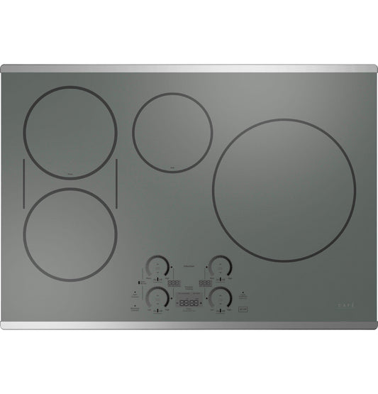 CAFE Series ENERGY STAR 30" Built-In Touch Control Induction Cooktop in Stainless Steel - CHP90302TSS