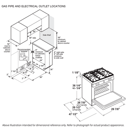 GE APPLIANCES 30" Smart Dual Fuel Slide-In Front-Control Fingerprint Resistant Range in Stainless Steel - P2S930YPFS