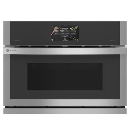 GE APPLIANCES GE Profile 27" Single Wall Oven with 120V Advantium Technology in Stainless Steel - PSB9100SVSS